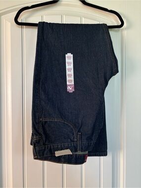 NWT Arizona Jean Company Dark Indigo Straight Leg Jeans